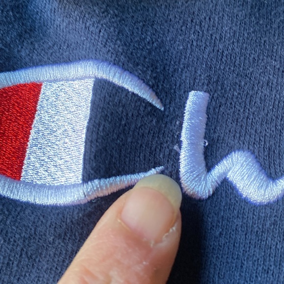 Champion size M hoodie. Approximately 19 inches long. Nice condition. - Picture 5 of 7